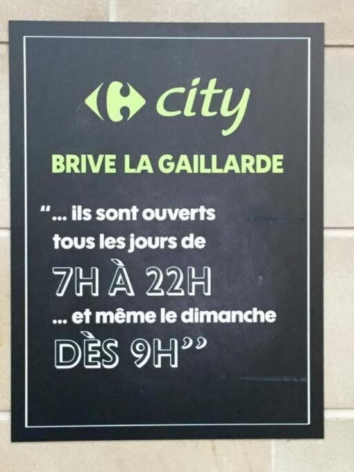 Logement A Brive Avec Terrasse Et Climatisation - Pres De La Gare Et Du Centre-Ville - Wifi Et Stationnement Gratuit Eksteriør bilde